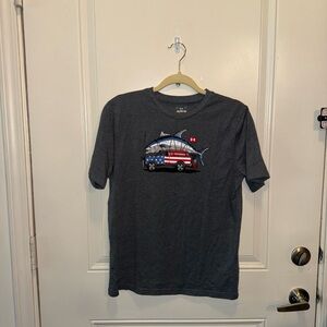 Under Armour Kids Dark Gray T-Shirt with Graphic